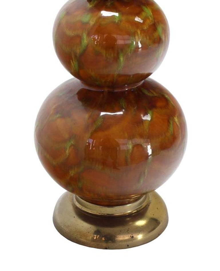 Mid-Century Modern Glazed Art Pottery Table Lamp
