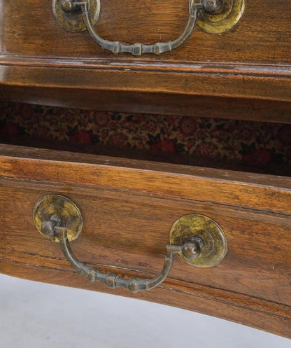 Two Drawers Spanish Colonial Heavy Solid Wood Planks Construction Chest Dresser
