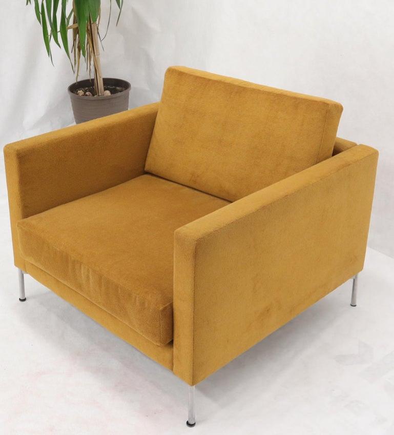 Knoll Mid-Century Modern Box Shape Lounge Chair