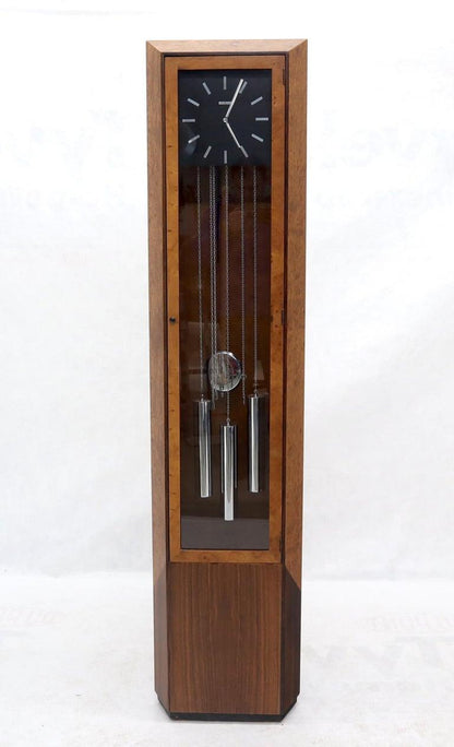 Howard Miller Burl Wood Case Grandfather Clock