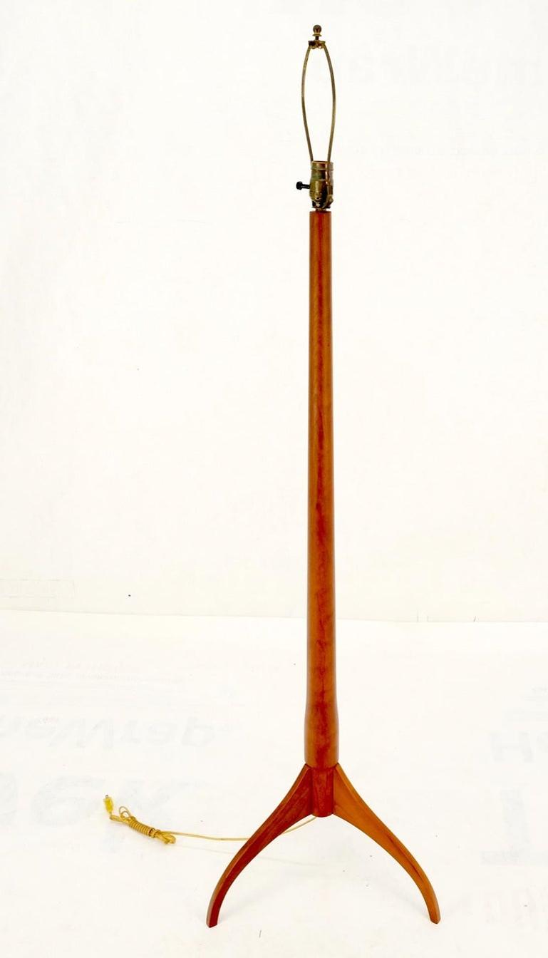 Shaker Turned Solid Cherry Floor Lamp