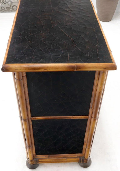 Rattan 7 Drawer Bachelor Chest of Drawers by Baker
