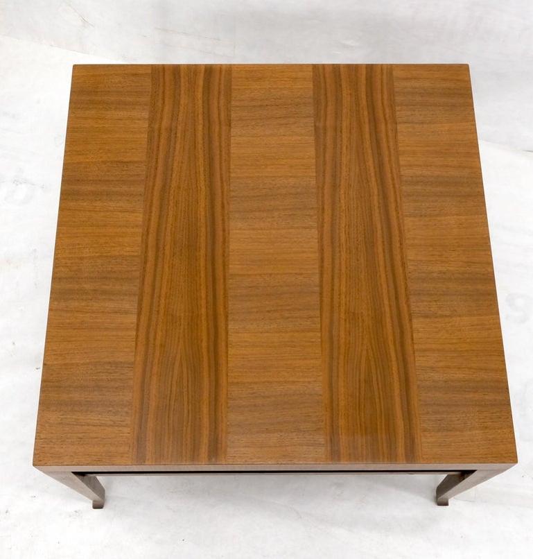 Gibbings for Widdicomb Square Two Tier Walnut End Center Coffee Table