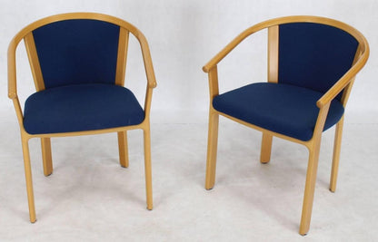 Pair of Danish Modern Barrel Back Chairs