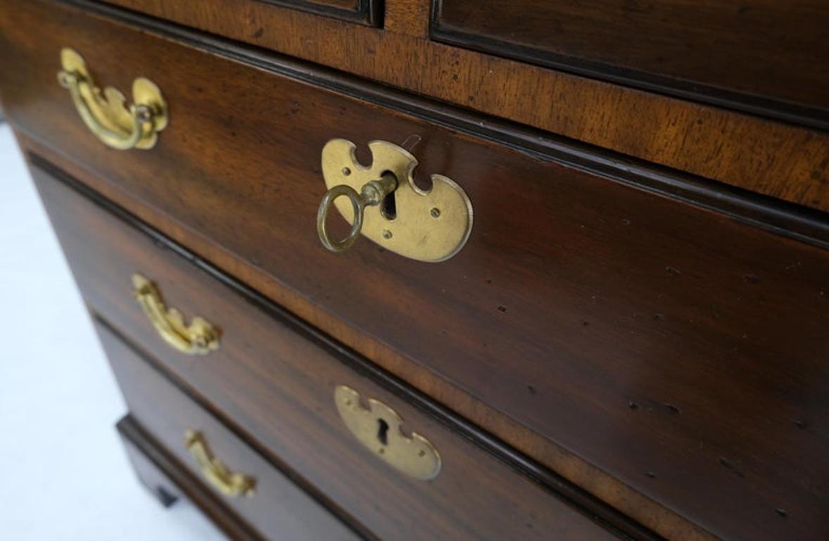 Kittinger 5 Drawers Pull Out Tray Mahogany Federal Style Bachelor Chest Dresser