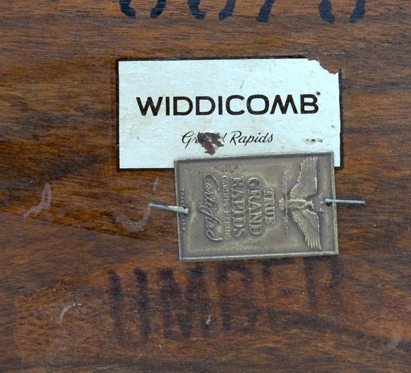 Gibbings for Widdicomb Square Two Tier Walnut End Center Coffee Table