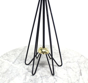 Bent Wire Base Sculptural Cone Shape Table Lamp