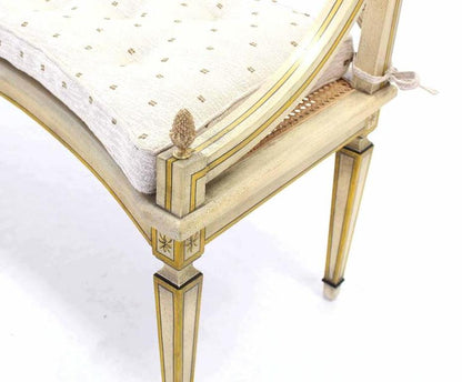 French Provincial Style Curved Bench Recamier New Upholstery