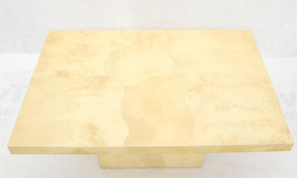 Lacquered Parchment Goat Skin Dining Conference Table