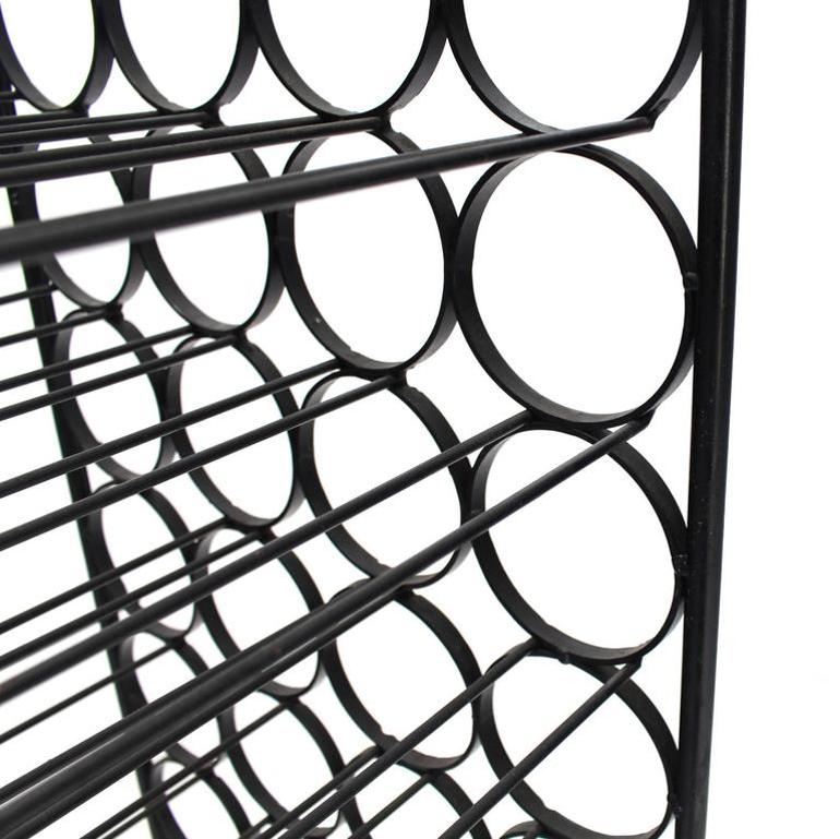 Large Tall Wrought Iron Wine Rack