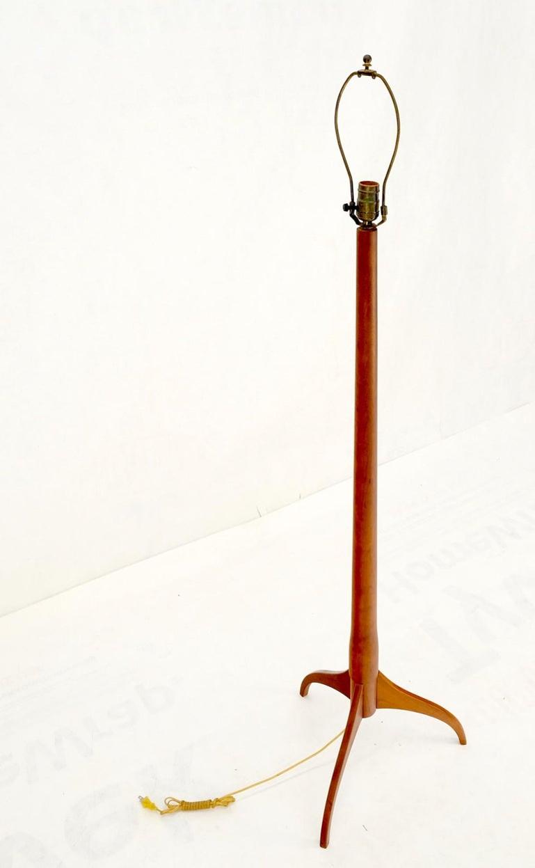 Shaker Turned Solid Cherry Floor Lamp