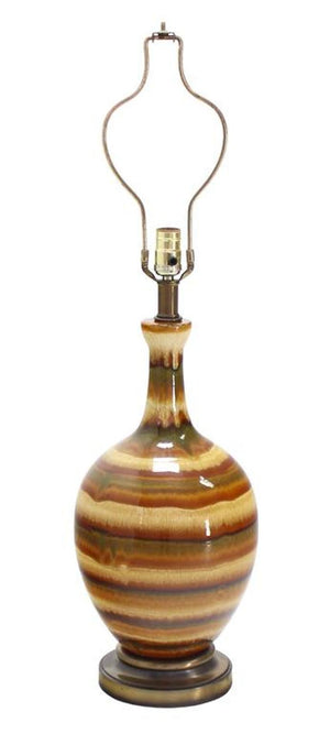 Glaized Art Potter Mid-Century Modern Table Lamp