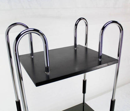Mid Century Modern Tinted Smoked Lucite Shelves Bauhaus Style Etagere Wall Unit