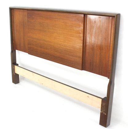 EstablishedLines Edmond Spence Made in Sweden Mid Century Modern Walnut Full Size Headboard MINT!