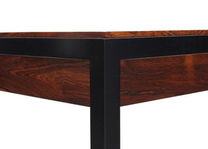 Mid-Century Modern Rosewood Ebonised Legs End or Side Table
