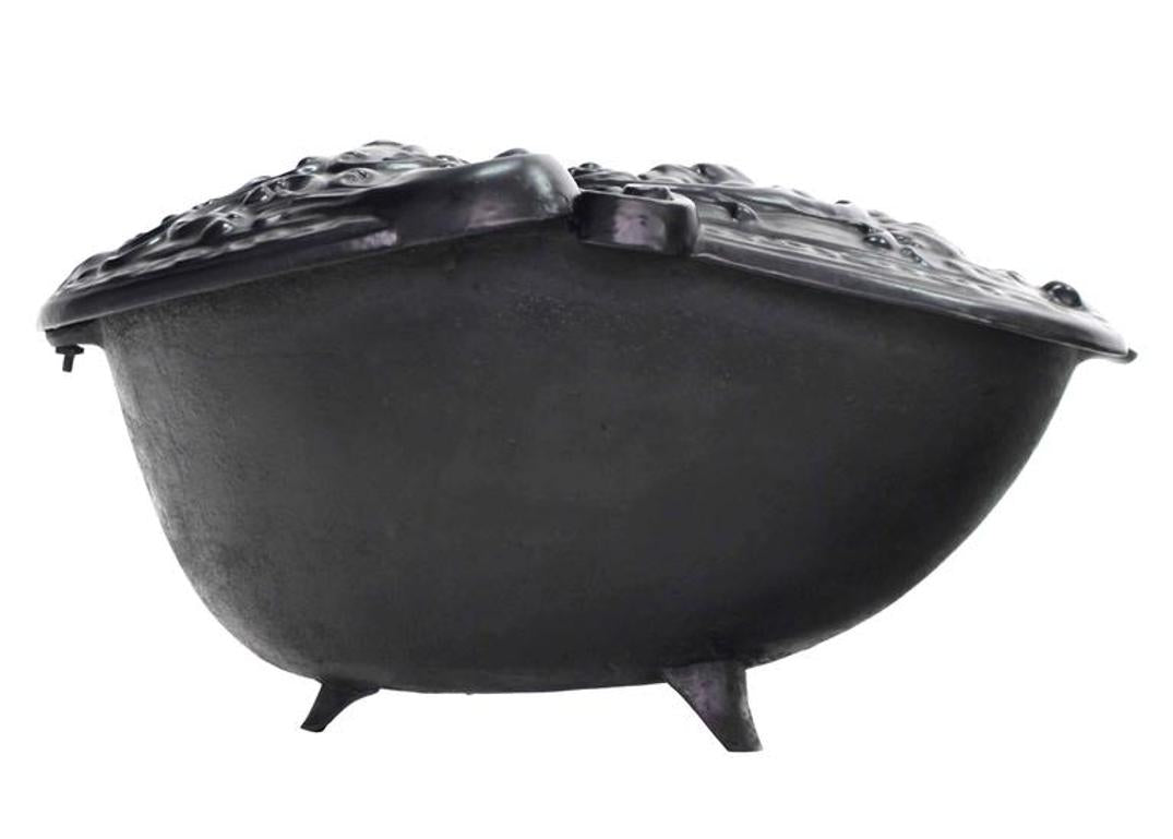Cast Iron Coal Box