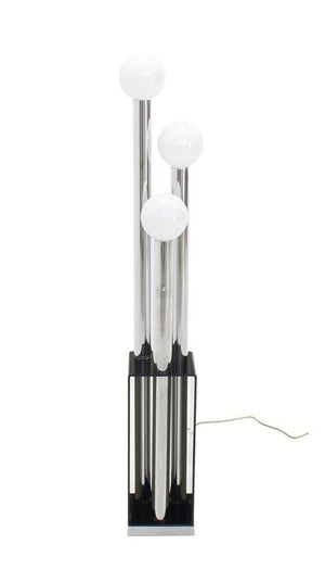 Mid-Century Modern Lucite and Chrome Table Lamp