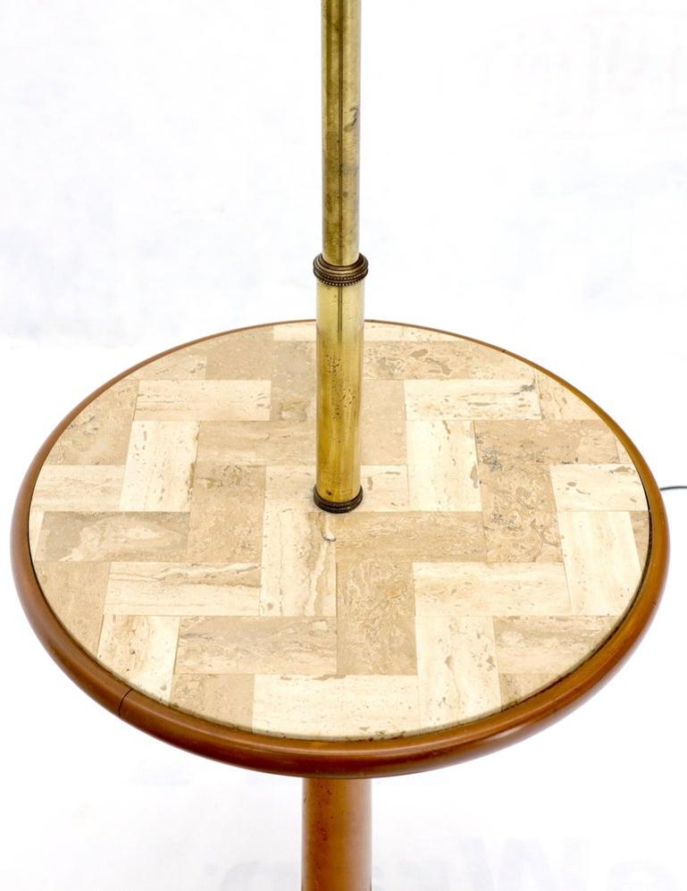 Floor Lamp with Built in Side Table