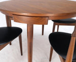 Danish Dining Teak Chairs Table Set "Roundette" Hans Olsen for Frem Røjle Mint!