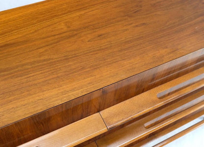 Edmond Spence Lacquered Walnut 6 Drawers Long Dresser Cabinet Credenza Mint!