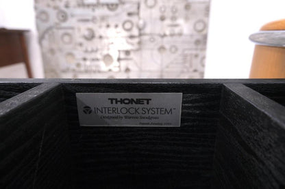 Mid Century Modern Long Rounded Sides Credenza by Thonet