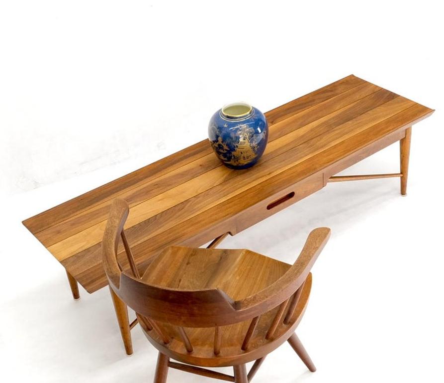 Henredon Solid Walnut Bench Coffee Table