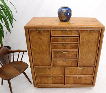 Broyhill Multidrawer Gentleman's Chest Dresser w/ Two Doors Compartments