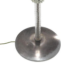 Twisted Spaghetti Shape Glass Pole Floor Lamp