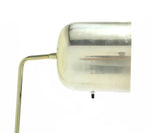 Mid Century Modern Bent Tube Base Adjustable Metal Cup Shape Shade Floor Lamp
