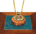 Sculptural Brass Table Lamp Fontana Arte era.
