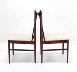 Set of Four Danish Mid Century Danish Modern Rosewood Spindle Back Dining Chairs