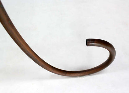 EstablishedLines Large Deco Style Solid Brass Serving Console Hall Table circa 1930s Nice Patina