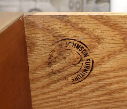 Paul Frankl X-Pulls Drawers High Chest Dresser