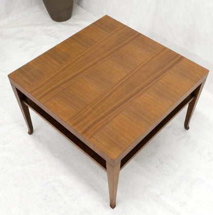 Gibbings for Widdicomb Square Two Tier Walnut End Center Coffee Table