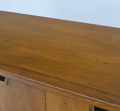 Mid Century John Stuart Walnut 2 Doors 4 Drawers Gentleman's High Chest Dresser