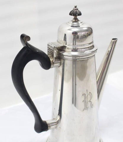 Sterling Silver Tea Coffee Pot Jacob Hurd by Frank Whiting