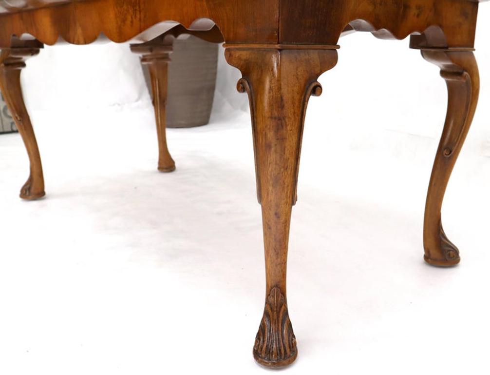 Vivid Burl Walnut Grain Italian Coffee Table
