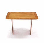 Widdicomb Banded Mid Century Modern Side Table Tapered Walnut Leg