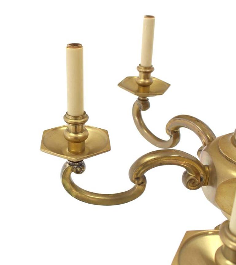Heavy Solid Brass Light Fixture by Chapman