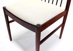 Set of Four Danish Mid Century Danish Modern Rosewood Spindle Back Dining Chairs