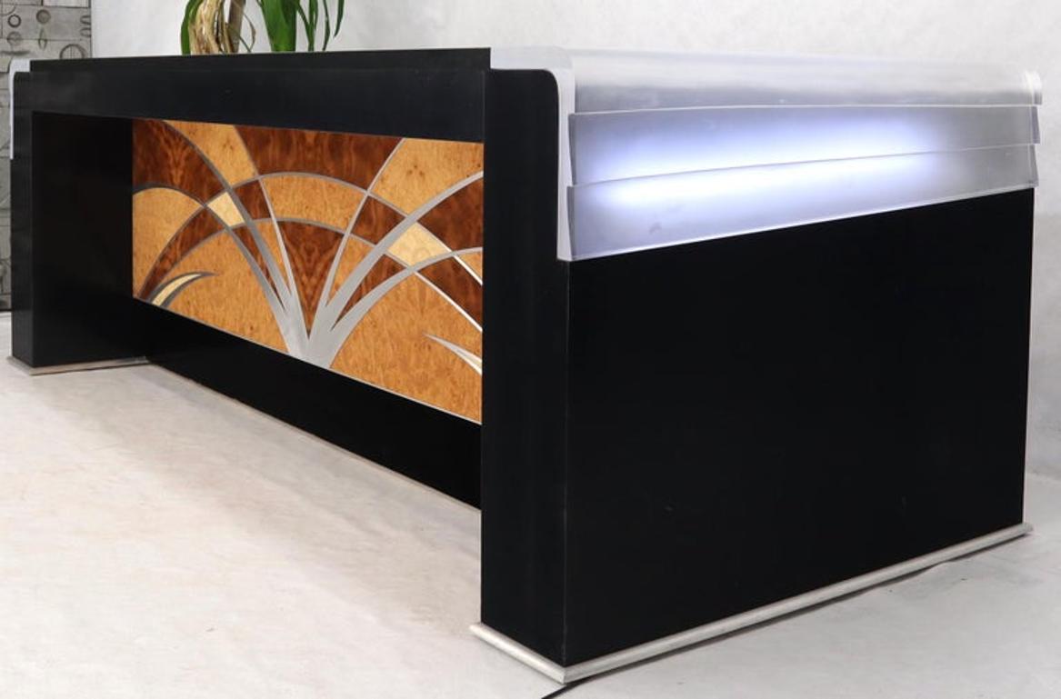 Oversize Large Important Vladimir Kagan Art Deco Executive Desk