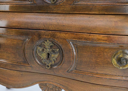 Two Drawers Spanish Colonial Heavy Solid Wood Planks Construction Chest Dresser
