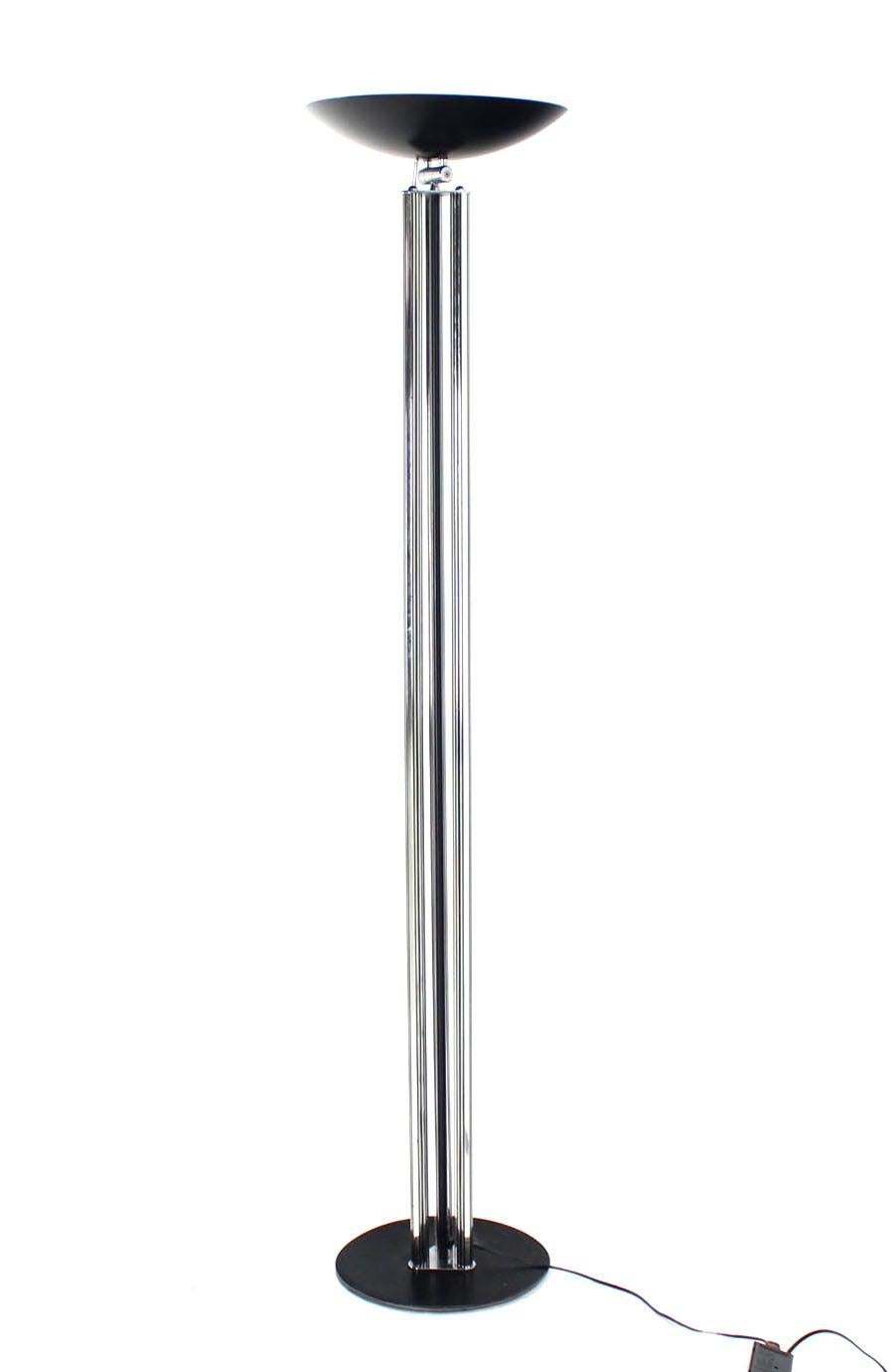 Adjustable Tilt Head Shade Mid Century Modern Floor Lamp with Dimmer MINT!
