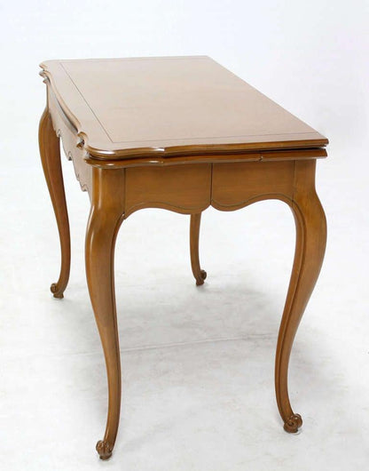 EstablishedLines French Provincial Flip Top Console Dining Table w/ Three Leaves Extensions MINT!
