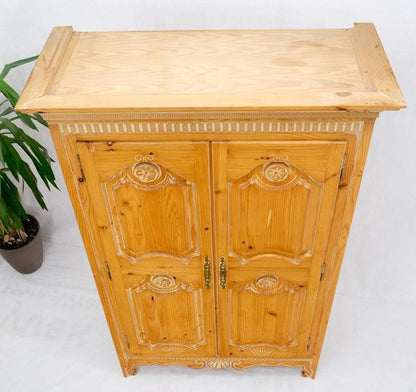 Country French Pine Wardrobe Storage Cabinet