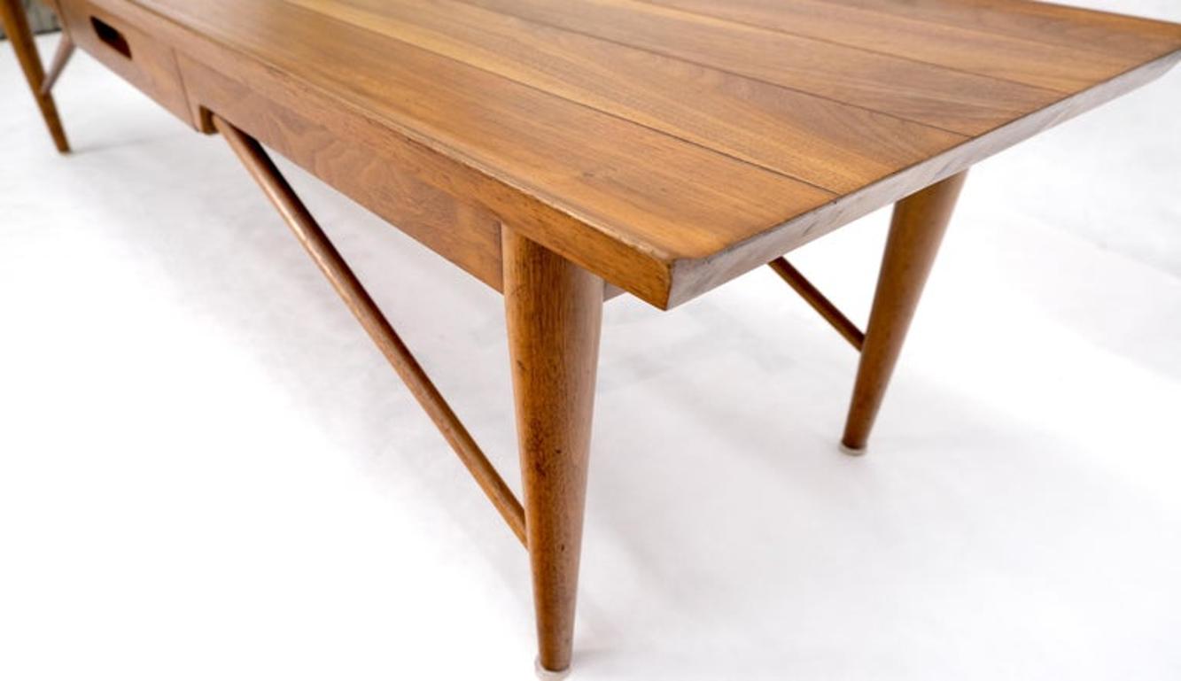 Henredon Solid Walnut Bench Coffee Table