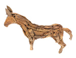 Reclaimed Wood Folk Art Horse Sculpture