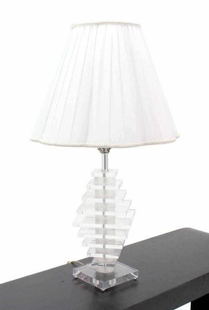 Mid-Century Modern Lucite Table Lamp