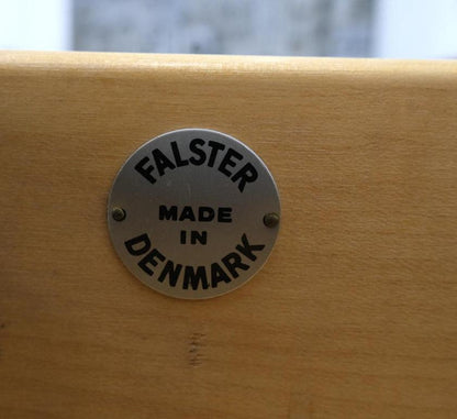 Danish Mid Century Modern Rosewood Tambour Doors Sideboard Credenza Falster