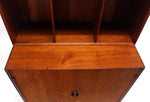 Peter Hvidt Solid Teak Bookcase Two Doors Chest of Drawers Cabinet Dowel Legs